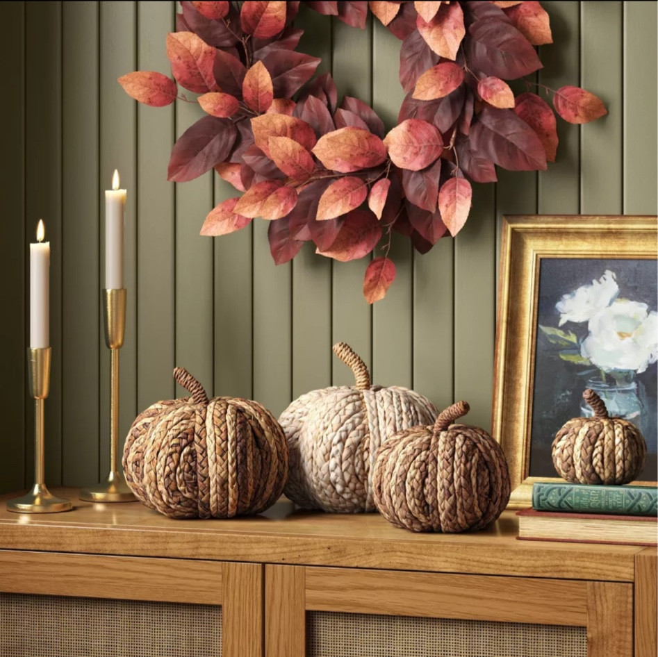 I love these pretty, woven pumpkins from Target - perfect for adding a touch of fall to your home! autumn, seasonal, cottage, modern organic

#LTKFindsUnder50 #LTKSeasonal #LTKHome