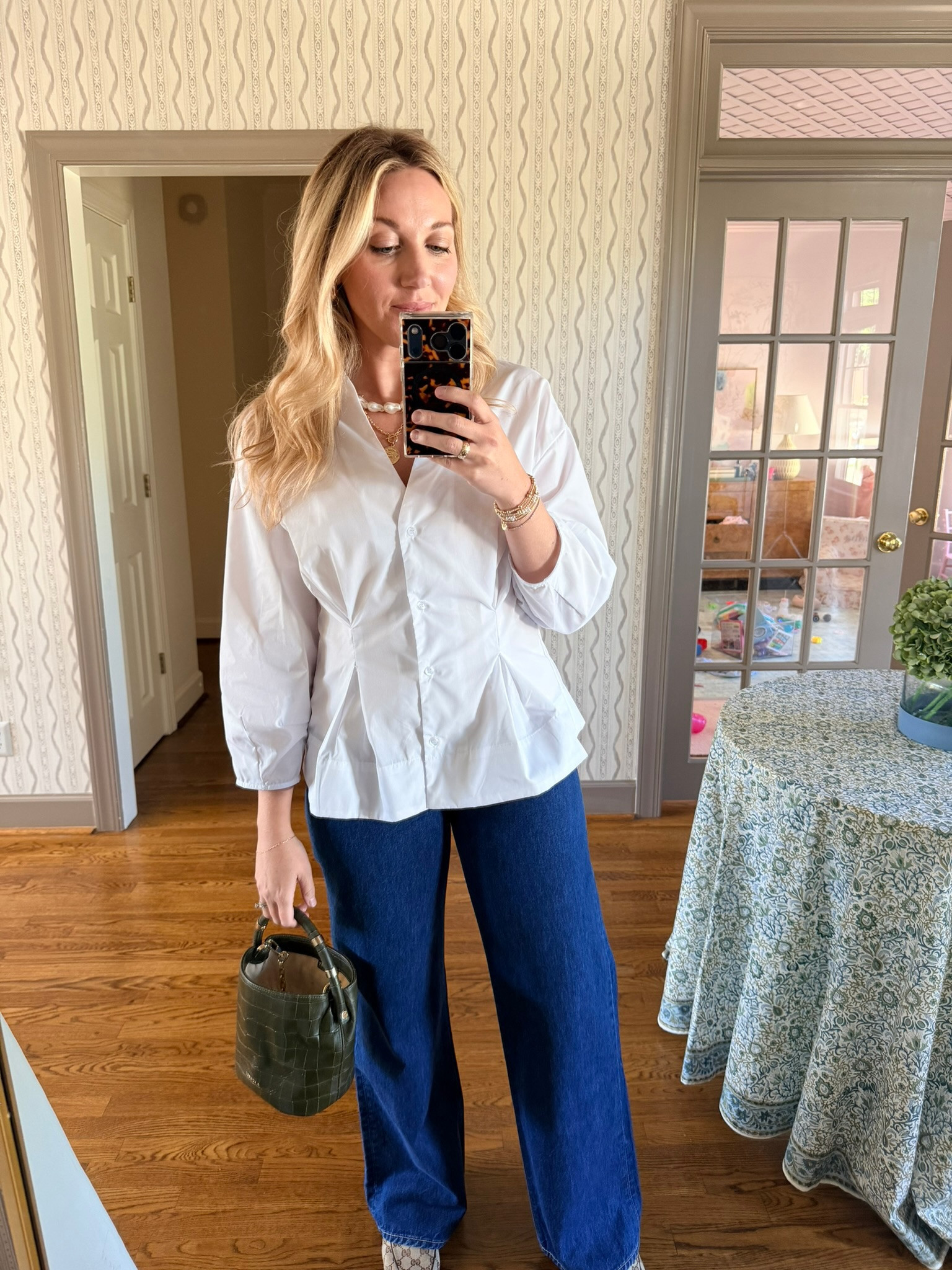 Statement Amazon blouse full or flare!

Wearing a Medium and a 28 in the jeans

#AmazonFashion #TheSouthernSource #DateNight #GirlsNight  

 #LTKdayinmylife #LTKootd #LTKBeauty