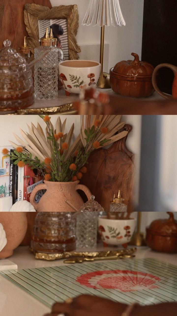 Decorated our small home for Fall and it feels so cozy! I decorated our kitchen, living room, bathroom, and console for Autumn. There is a mix of pumpkins, pampas, and bohemian decor! 

#LTKFallSale #LTKHome #LTKSeasonal