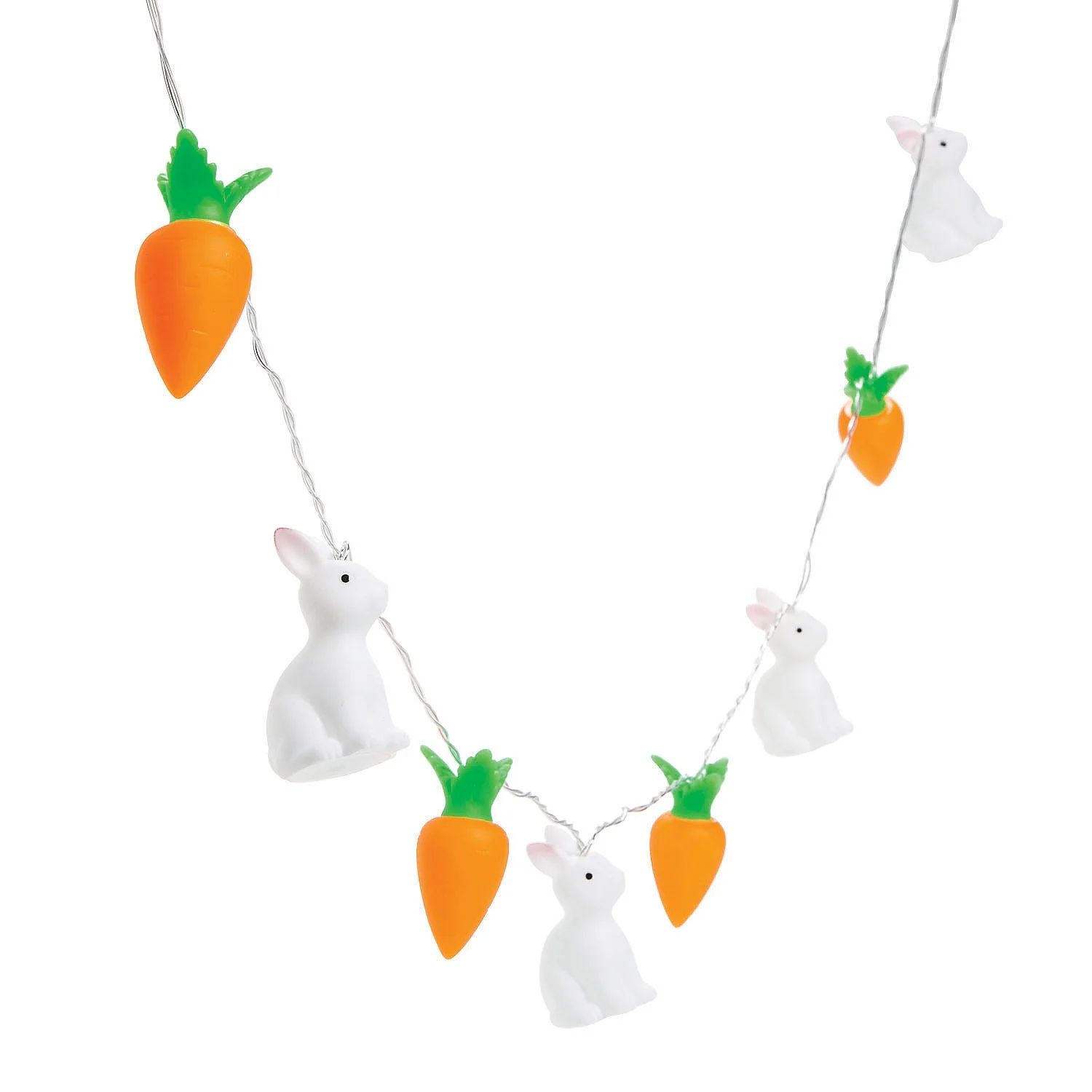 Easter Bunny & Carrot LED String Lights | Walmart (US)