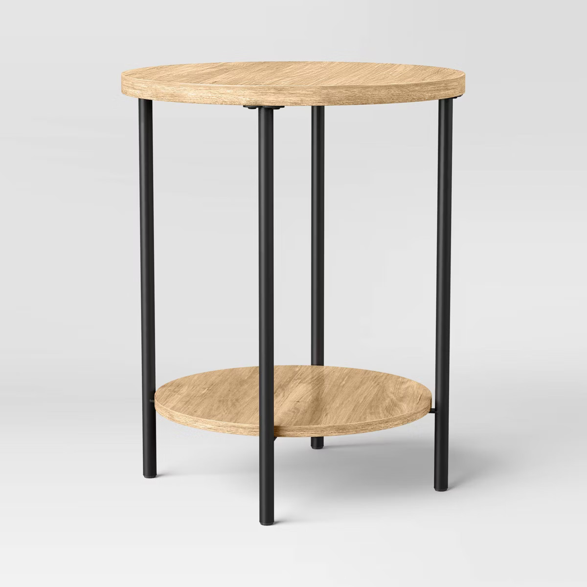 Wood and Metal Small Round Side Table - Room Essentials™ | Target