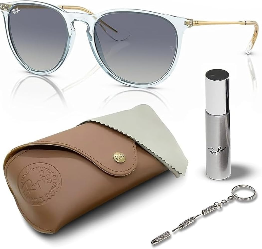 Ray-Ban RB4171 ERIKA CLASSIC Phantos Shaped Sunglasses for Men & Women with Official RAYBAN Eyewe... | Amazon (US)