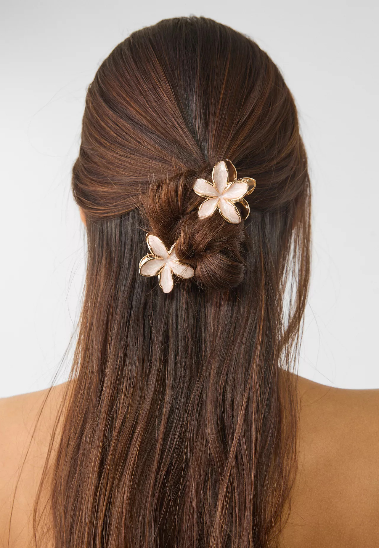 Pack of 3 floral hair clips | Stradivarius (UK)