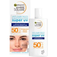 Garnier Ambre Solaire Ultra-Light Sensitive Sun Protection Face Fluid SPF50+ 40ml | Look Fantastic (UK)