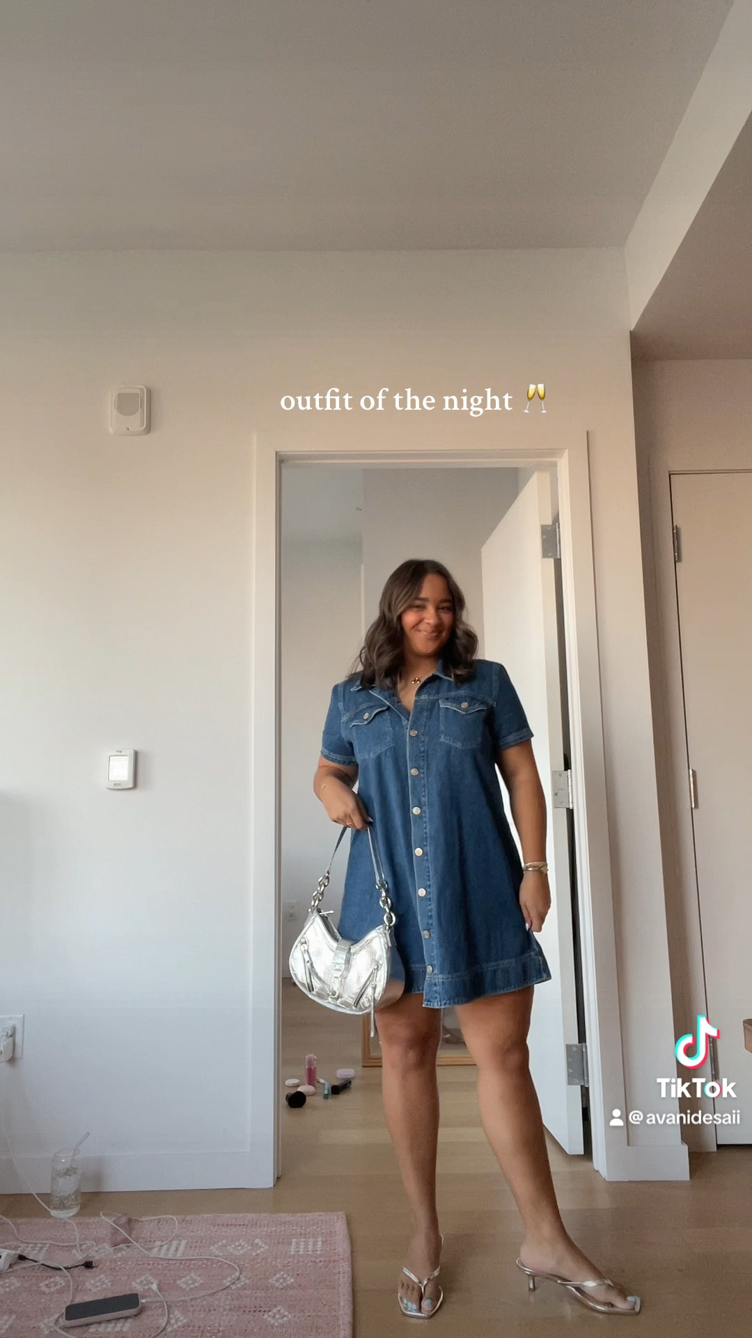 this denim dress with silver accents is my new obsession 🤩🤩 

#LTKBeauty #LTKItBag #LTKSeasonal