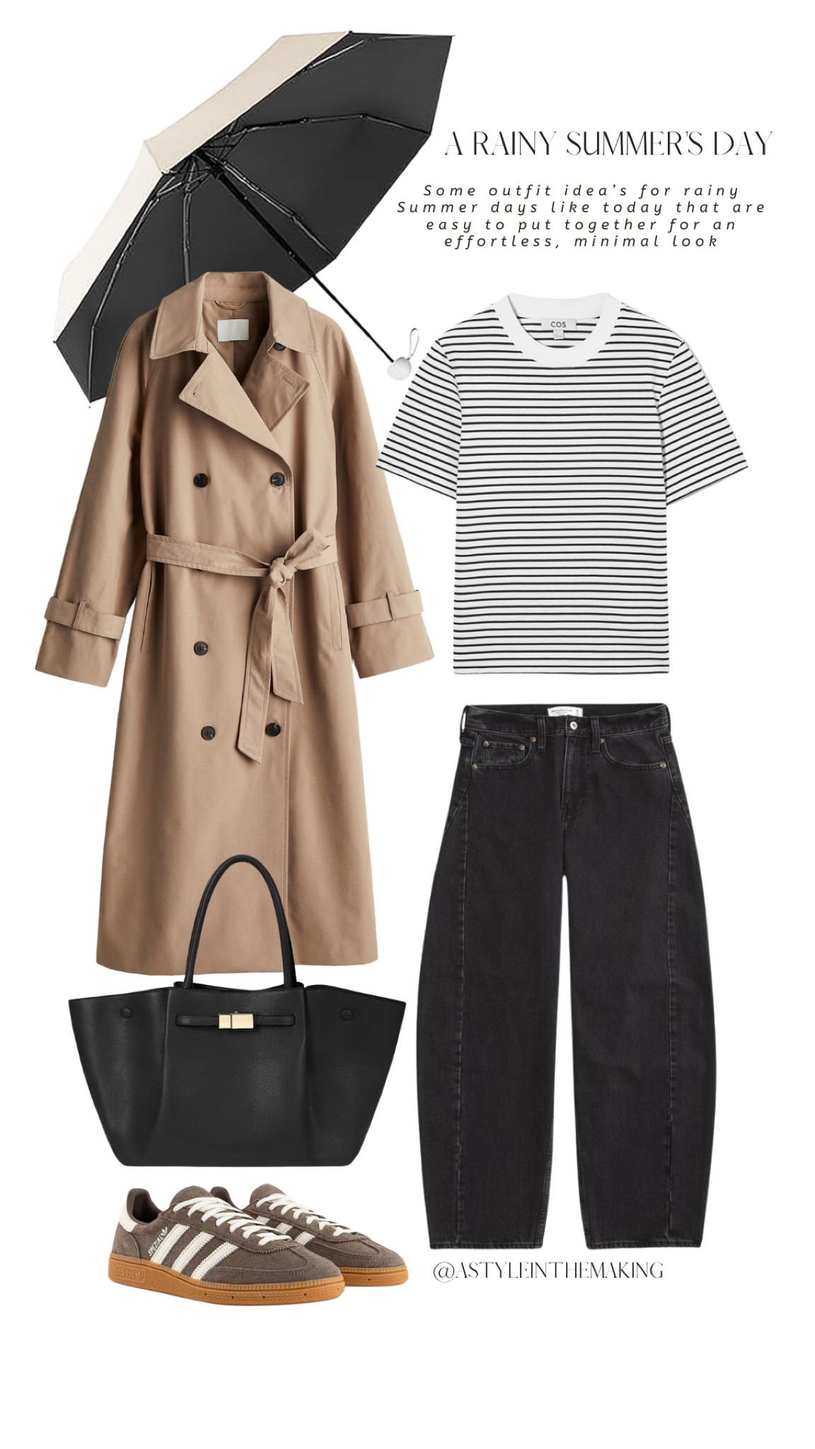 A rainy Summer’s day outfit idea  ☔️

Trench coat, transitional wardrobe, wardrobe staples, Abercrombie, stripe top, minimal style, everyday outfits, capsule wardrobe 

#LTKautumn #LTKstyletip #LTKuk