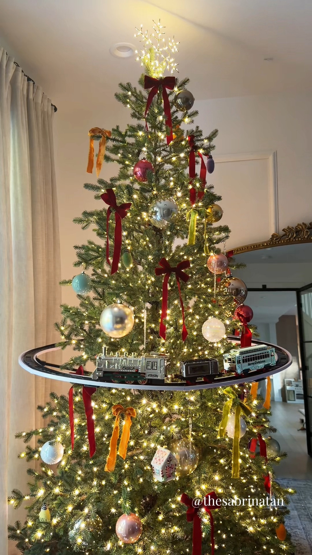 Christmas train this year — it’s the Mr. Christmas gold train that runs around the tree, and it looks so realistic! The gold detailing makes it feel so classic and magical. 

I’ll also link the one from Home Depot (under $40) and another great Amazon version ($40) if you want to recreate this cozy holiday moment!

Exact ornaments linked 

christmas train set, mr christmas gold train, train around christmas tree, holiday home decor, christmas tree decorations, christmas decor ideas, gold christmas train, christmas train for tree base, home depot christmas train, amazon christmas train, under $40 christmas train, christmas tree train set, realistic christmas train, festive home ideas, christmas home inspiration, cozy christmas decor, holiday decorating ideas, christmas tree setup, christmas living room decor, holiday decorating inspo, family christmas traditions, christmas morning setup, christmas home finds, christmas home styling, holiday train decor, christmas tree accessories, affordable christmas decor, holiday amazon finds, holiday home depot finds, christmas home design,

#LTKHoliday #LTKFindsUnder50 #LTKHome