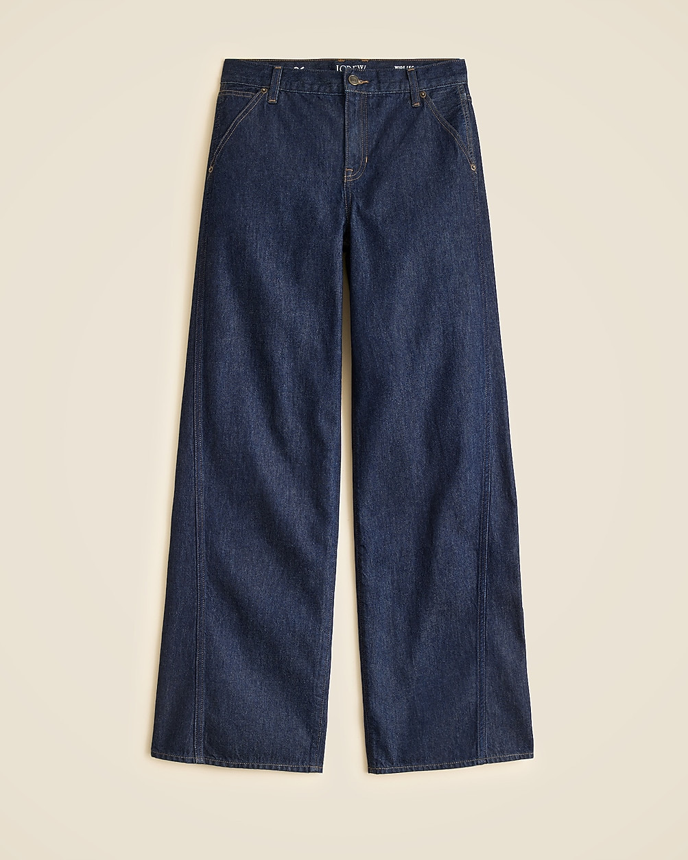 Utility low-rise wide-leg jean in Rinse wash | J. Crew US