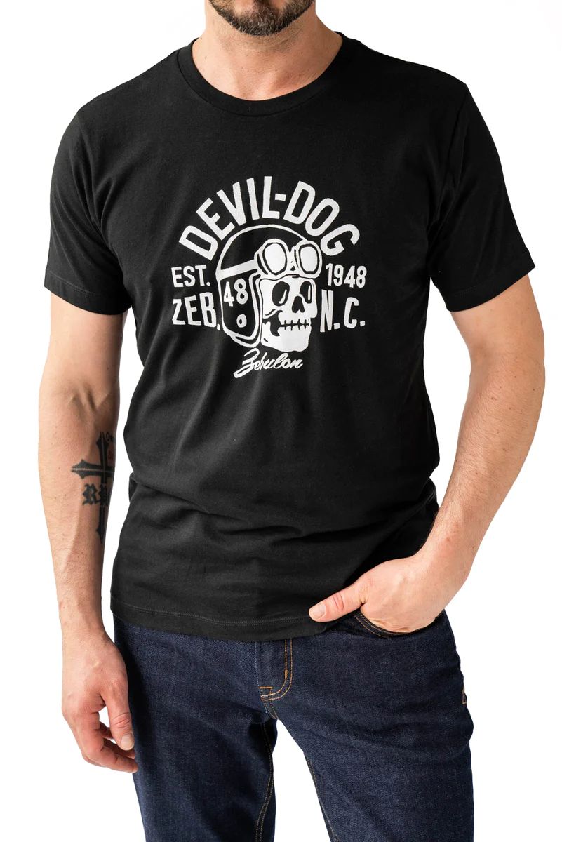 Graphic T-Shirt - Skull Rider | Devil Dog Dungarees