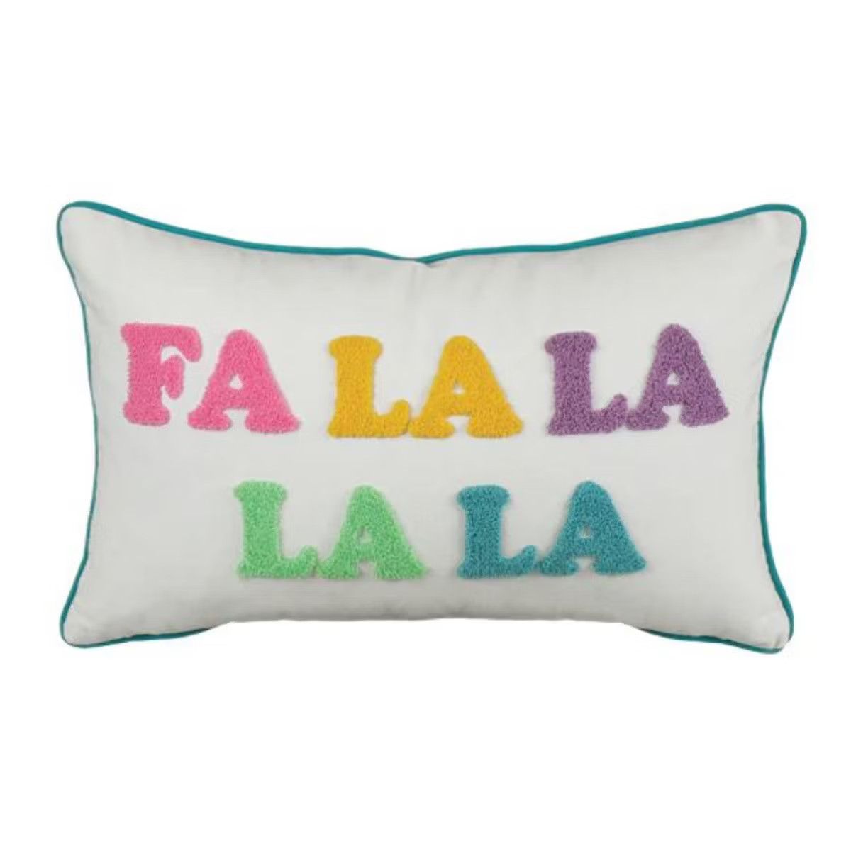 Old World Christmas Rectangular Decorative Holiday Pillow, Fa La La La La, 20in | Target
