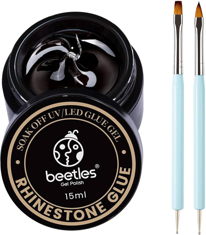Beetles Rhinestone Glue for Nails Nail Gem Glue for Nail Art Adhesive Resin Gems Diamonds Jewelry... | Amazon (US)