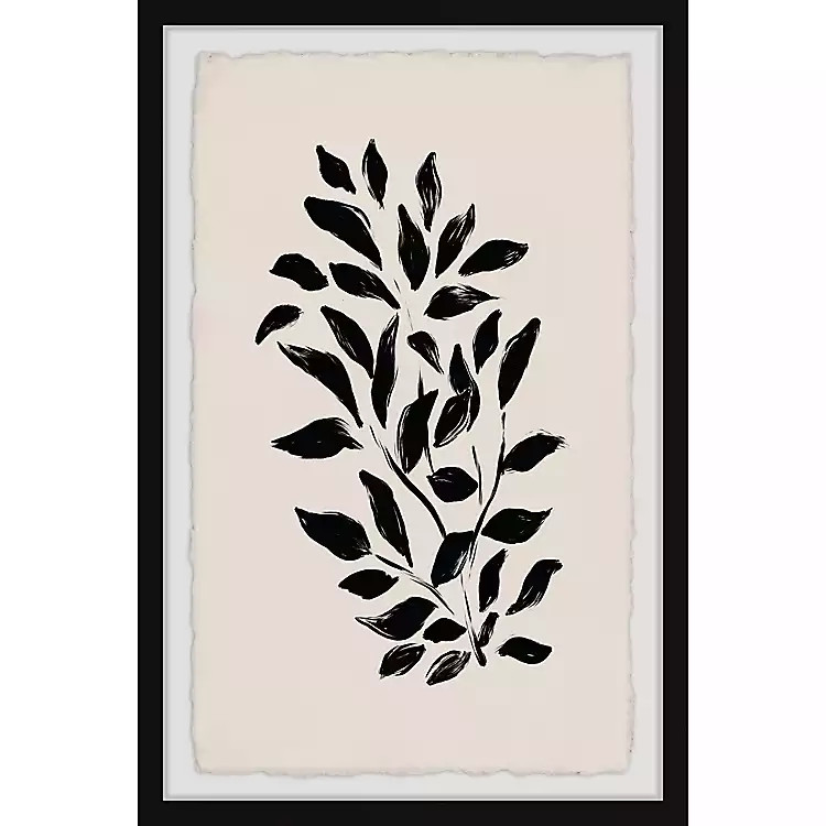 The Leaves Flow Framed Art Print | Kirkland's Home