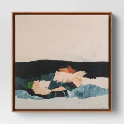 20" x 20" Abstract Seascape Framed Canvas - Project 62™ | Target