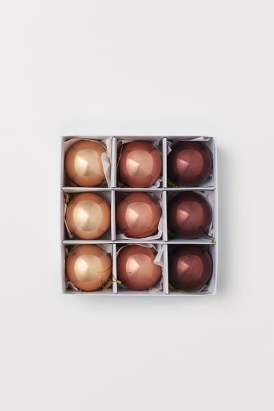 9-pack Christmas Ornaments | H&M (US + CA)