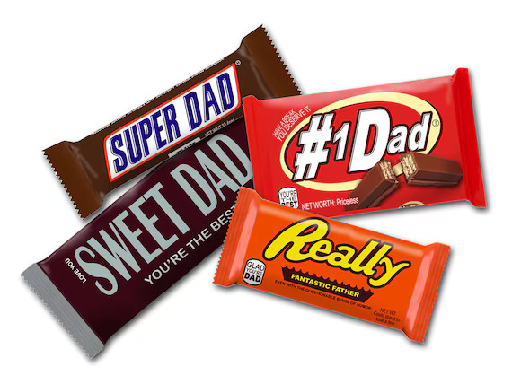 Dad Gift Candy Bar Wrappers: Reese's, Hershey's, KitKat, & Snickers! Stocking Stuffers for Men | Etsy (US)