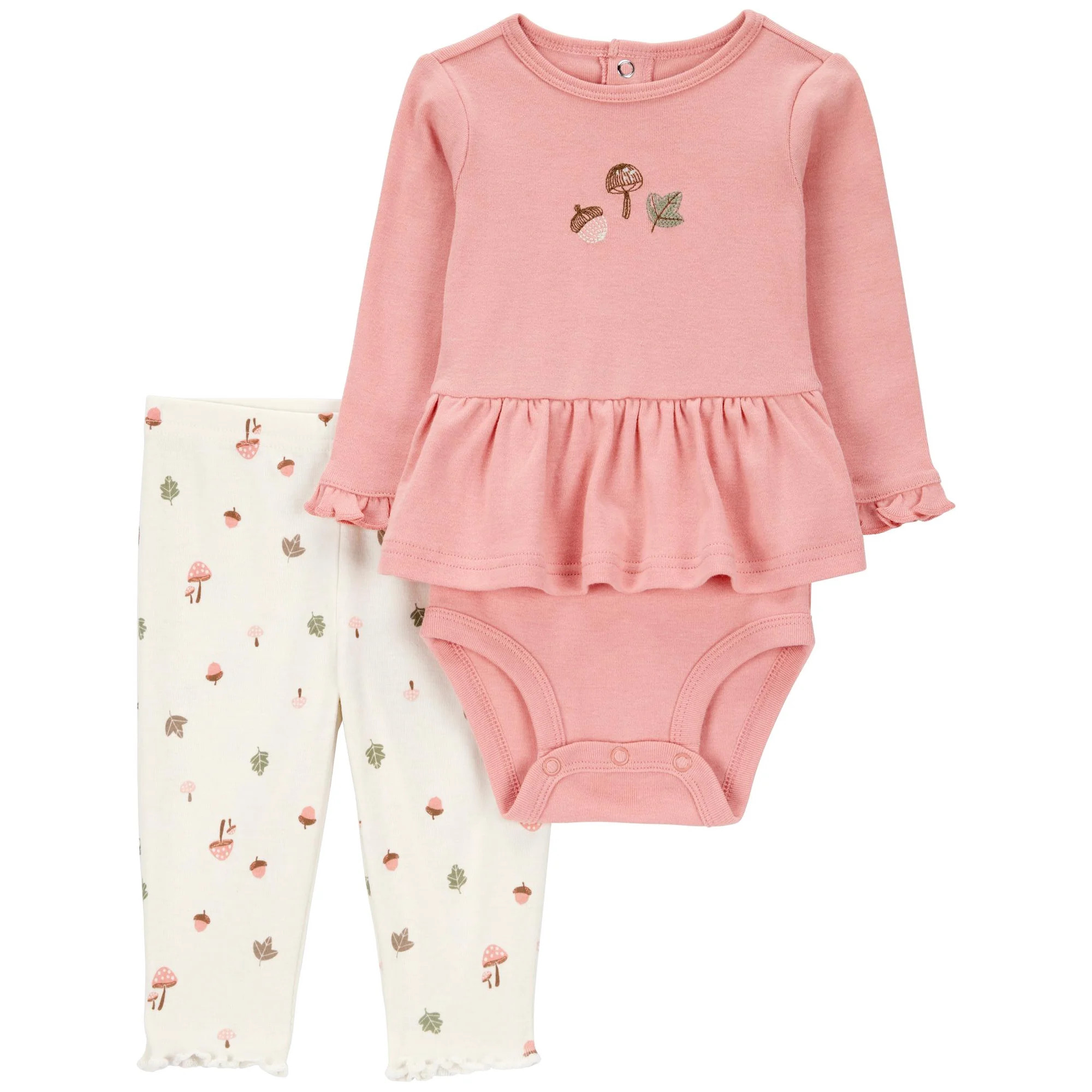 Carter's Child of Mine Baby Girl Outfit Set, 2-Piece, Sizes 0/3-24 Months | Walmart (US)