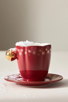 New York City Ballet Espresso Cup & Saucer | Anthropologie (US)