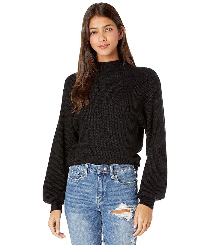 BB Dakota Mock of Ages Sweater (Black) Women's Clothing | Zappos