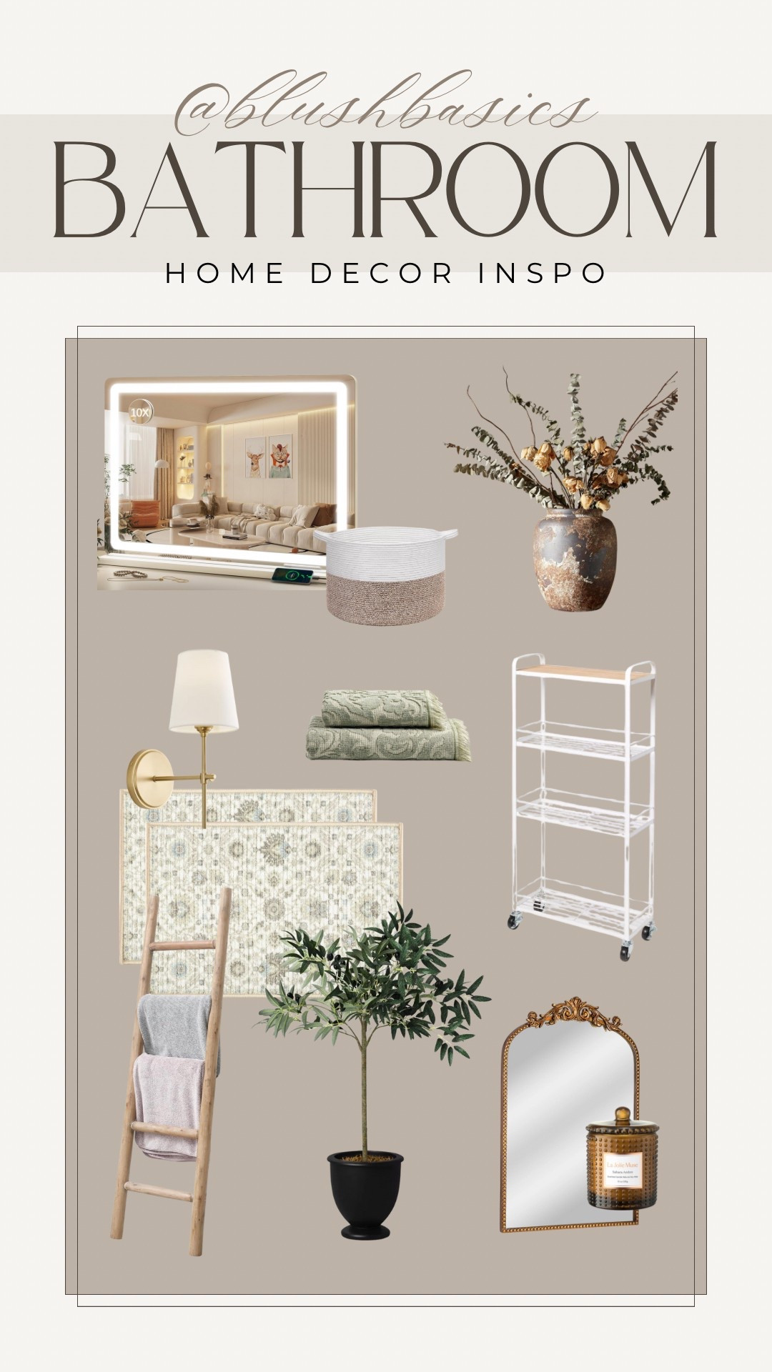 Bathroom decor for a cozy modern look😍  

#LTKStyleTip #LTKHome #LTKFindsUnder50