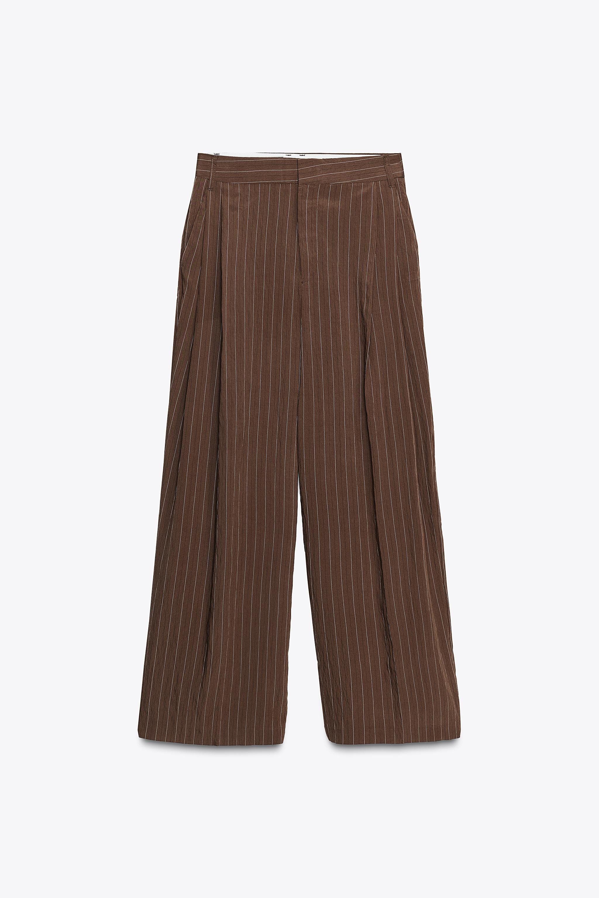 DOUBLE PLEAT FLAP PANTS | Zara US