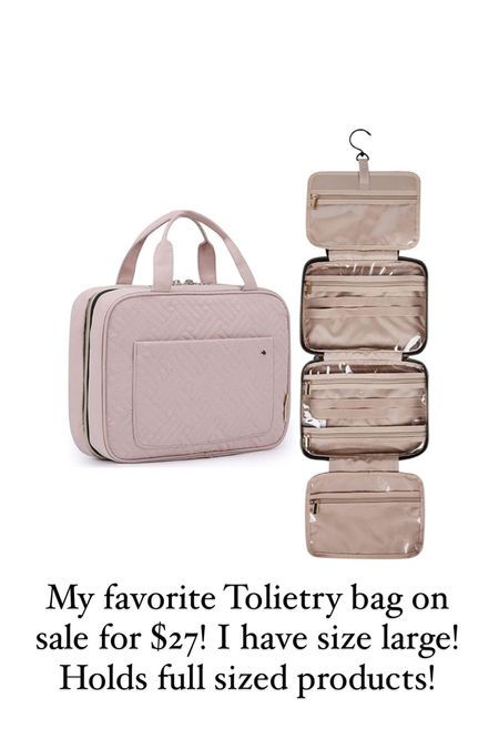 The best Toiletry bag on sale! 

#LTKSeasonal #LTKunder50 #LTKstyletip