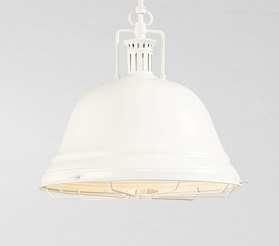 White Depot Hanging Pendant | Pottery Barn Kids