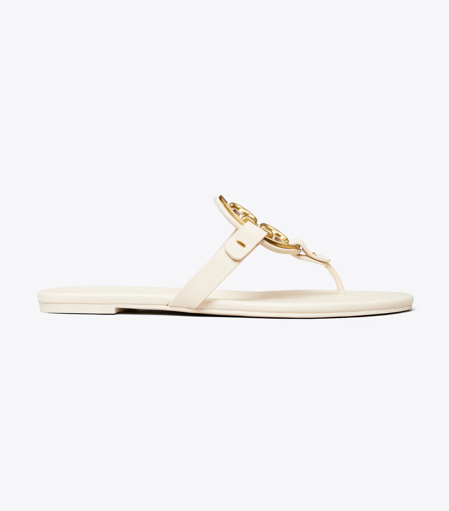 Miller Soft Metal Logo Sandal: Women's Designer Sandals | Tory Burch | Tory Burch (US)