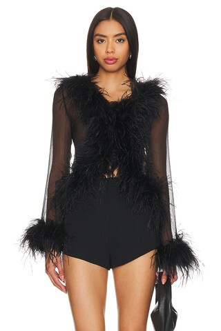 Gigi Feather Blouse
                    
                    Bubish | Revolve Clothing (Global)