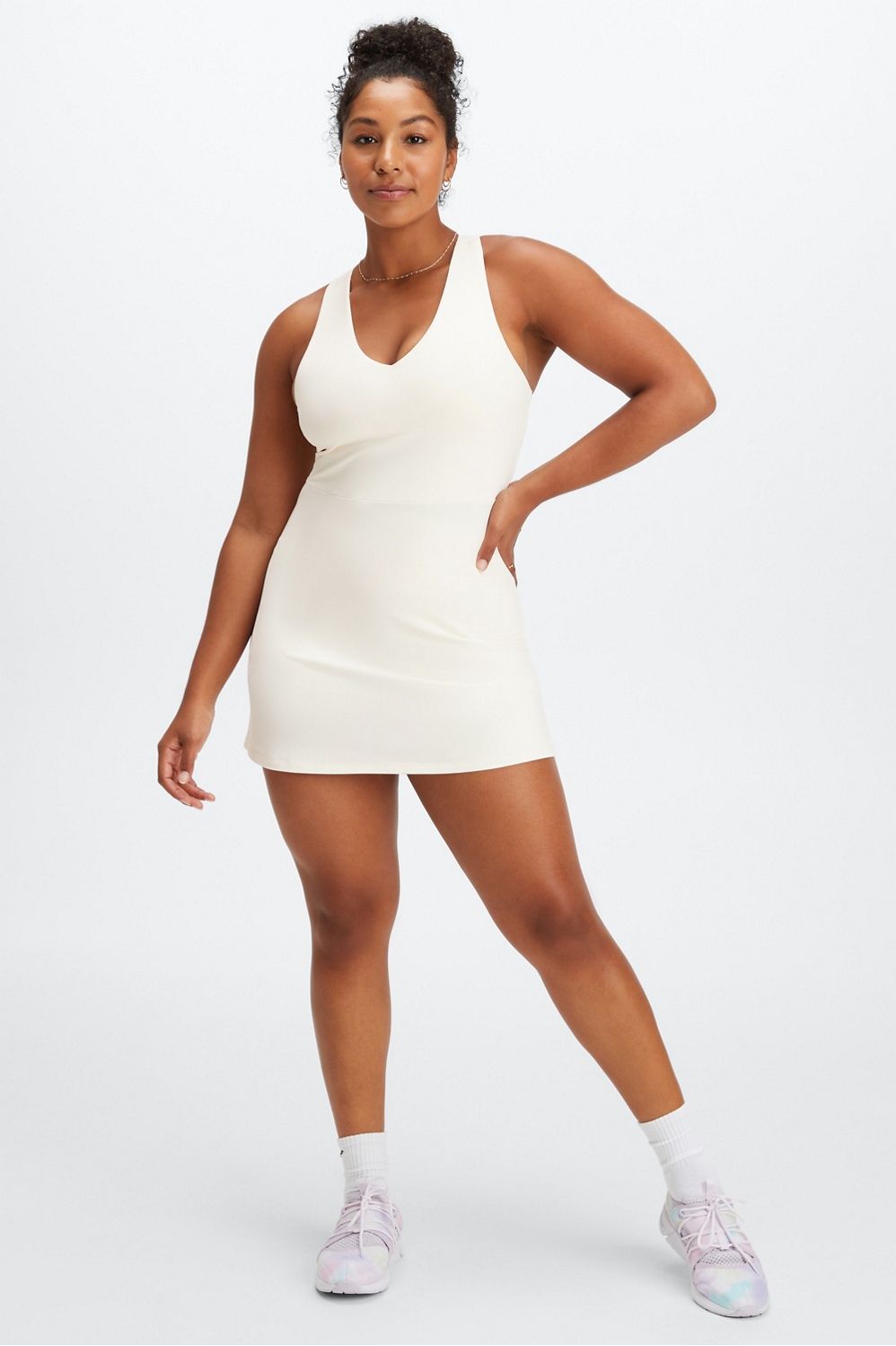 On-The-Go Built-In Bra Dress | Fabletics - North America