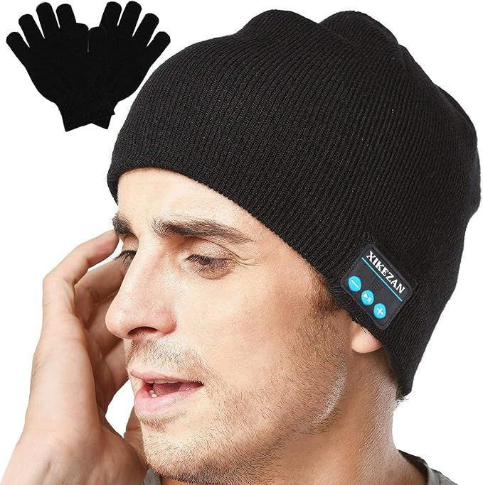 Unisex Bluetooth Beanie Hat Headphones Tech Gifts for Men Women Teen Boys Girls | Amazon (US)