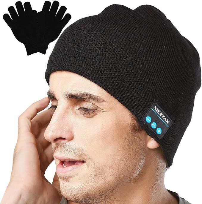 Unisex Bluetooth Beanie Hat Headphones Tech Gifts for Men Women Teen Boys Girls | Amazon (US)