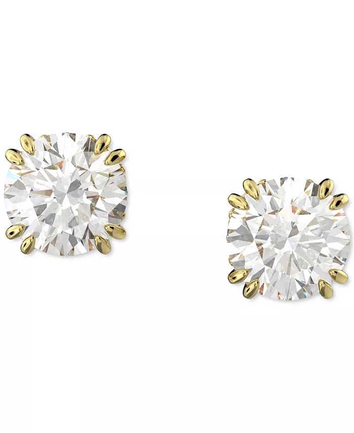 Swarovski Silver-Tone Constella Crystal Stud Earrings & Reviews - Earrings - Jewelry & Watches - ... | Macys (US)