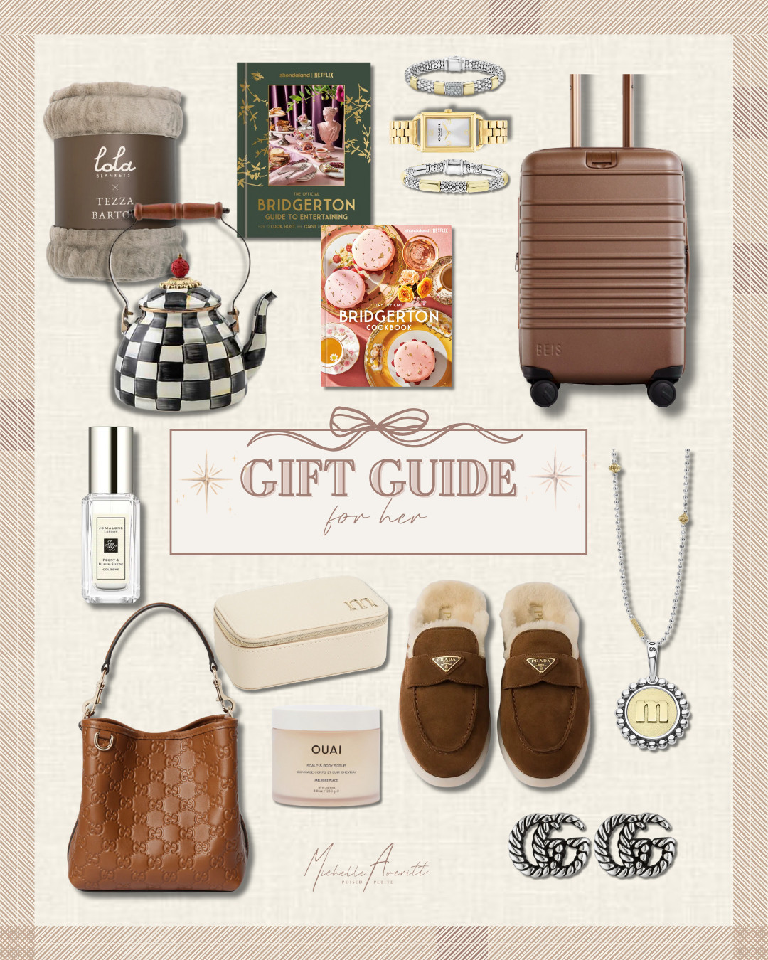 Gifts she'll love! Perfect for any of the women in your life. Unique finds for those who love to cook, cozy nights in, or to travel! luxury finds, recipe books, gifts for her, gift idea 

 #LTKGiftGuide #LTKHoliday #LTKSeasonal