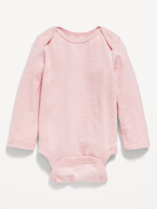 Unisex Slub-Knit Long-Sleeve Bodysuit for Baby | Old Navy (US)