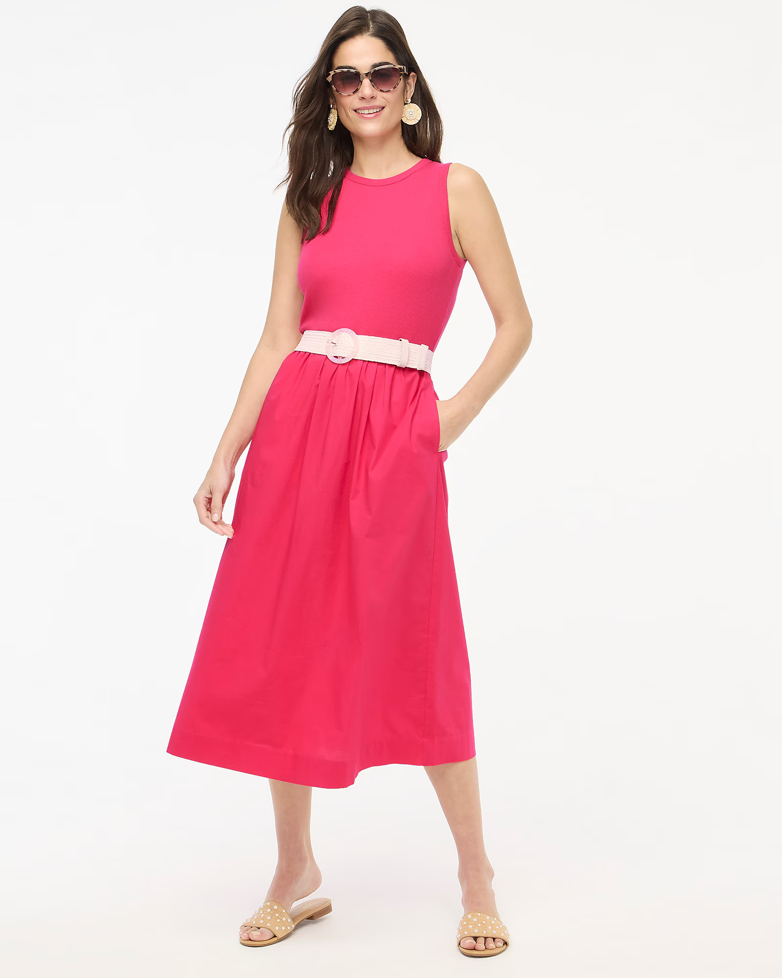 Ribbed-knit mixy dress | J.Crew Factory