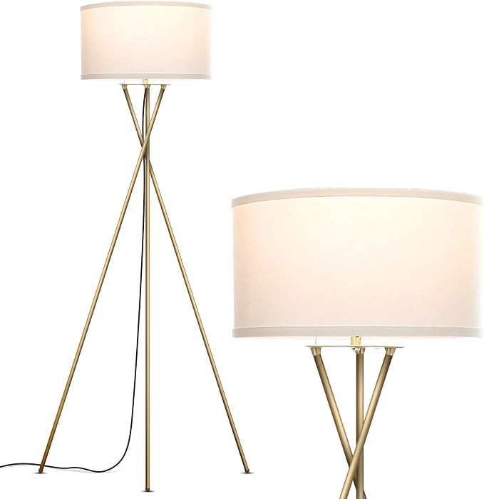Brightech Jaxon LED Floor lamp, Modern Lamp for Living Rooms & Offices, Tall Lamp with Contempora... | Amazon (US)