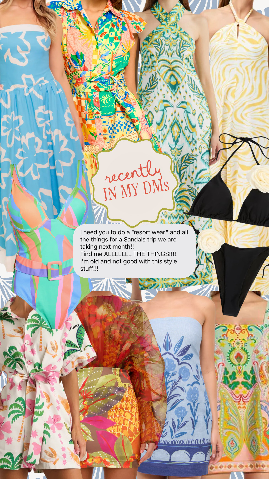 Resortwear finds!! Linking lots of other fun outfits and accessories... so many on sale too! 

 #LTKFindsUnder100 #LTKSwim #LTKTravel