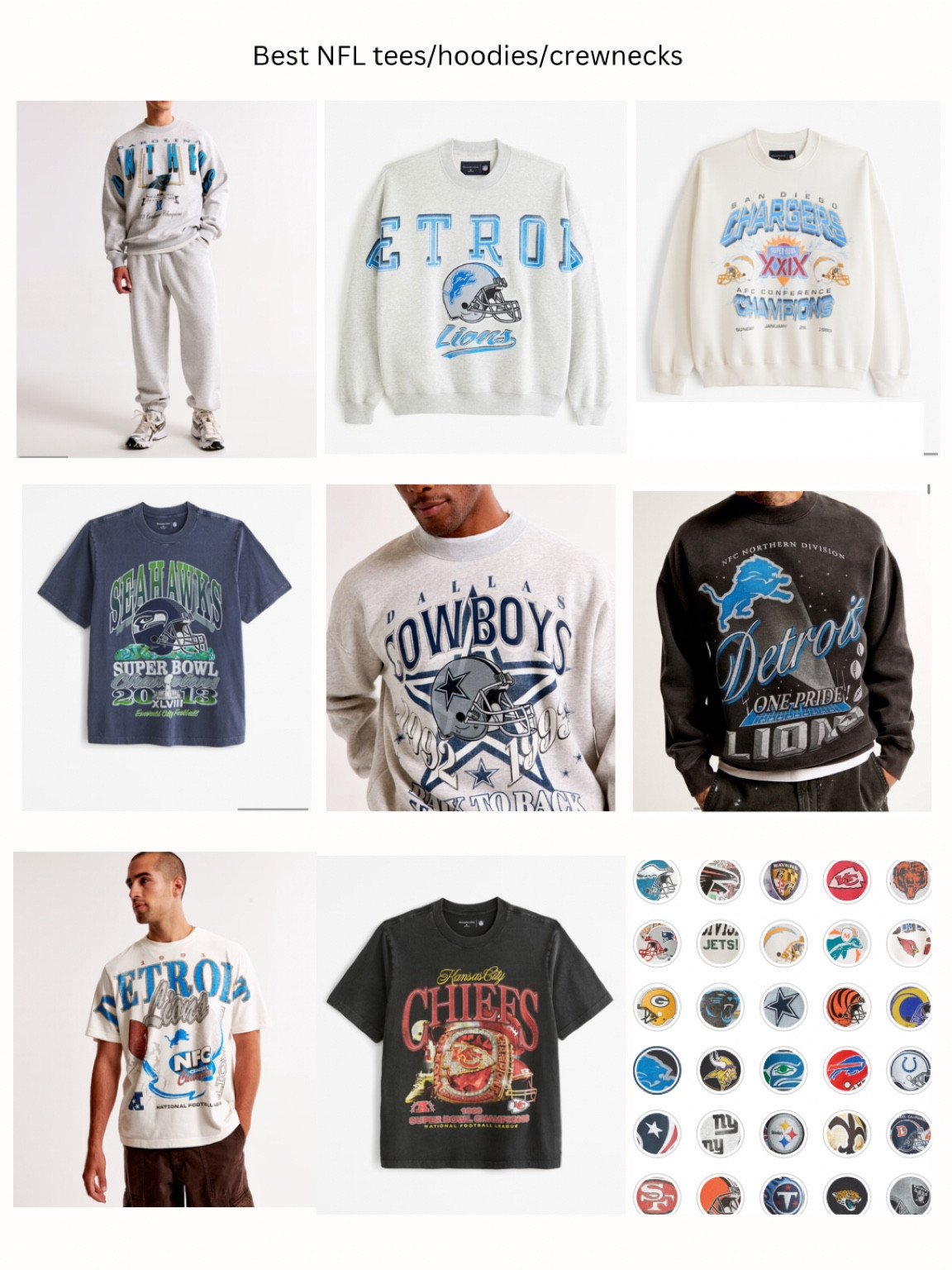 Abercrombie nfl collection 