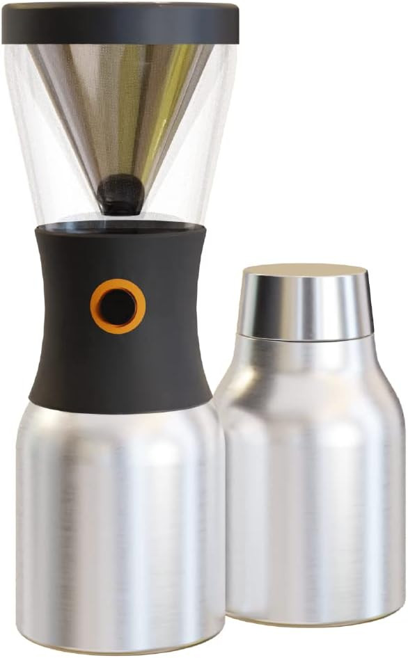 Asobu Coldbrew Portable Cold Brew Coffee Maker With a Vacuum Insulated 34oz Stainless Steel 18/8 ... | Amazon (US)