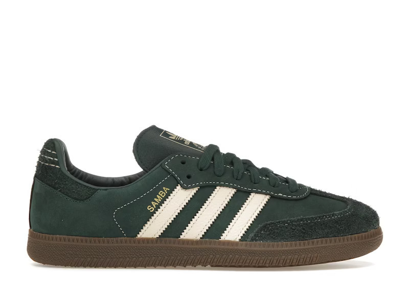 Adidas Samba OG (Women's) Sneakers in Mineral Green/Crystal Sand/Shadow Green | StockX