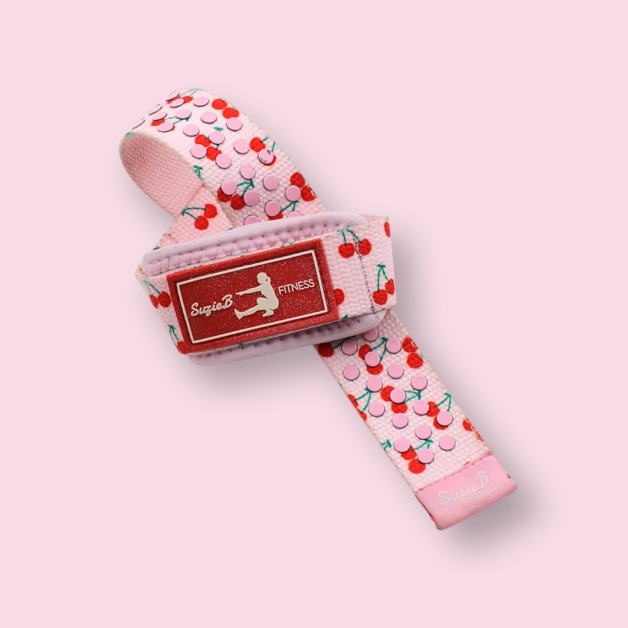 CHERRY LIFTING STRAPS | SuzieB Fitness