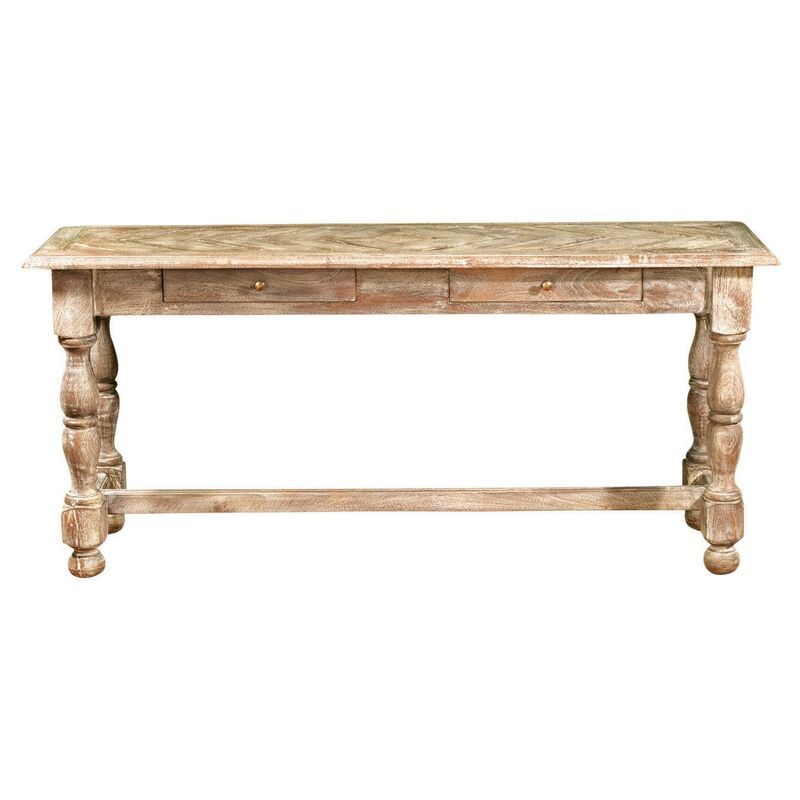 Eve 2-Drawer Console, Natural | One Kings Lane