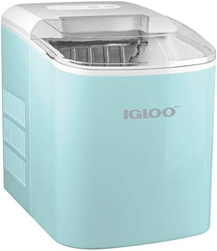 Igloo ICEB26AQ Automatic Portable Electric Countertop Ice Maker Machine, 26 Pounds in 24 Hours, 9... | Amazon (US)