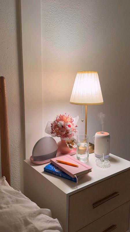 BEDTIME ROUTINE. All the lovely little things on my nightstand 

#LTKhome #LTKfindsunder50 #LTKfindsunder100