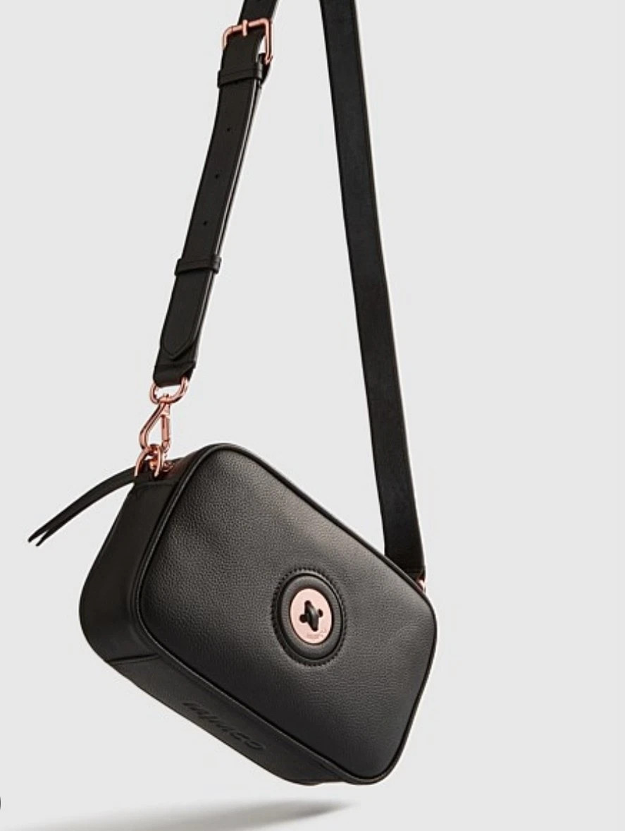 Mimco Mim Mazing Black Rose Gold Crossbody Bag New Without Tags | eBay AU