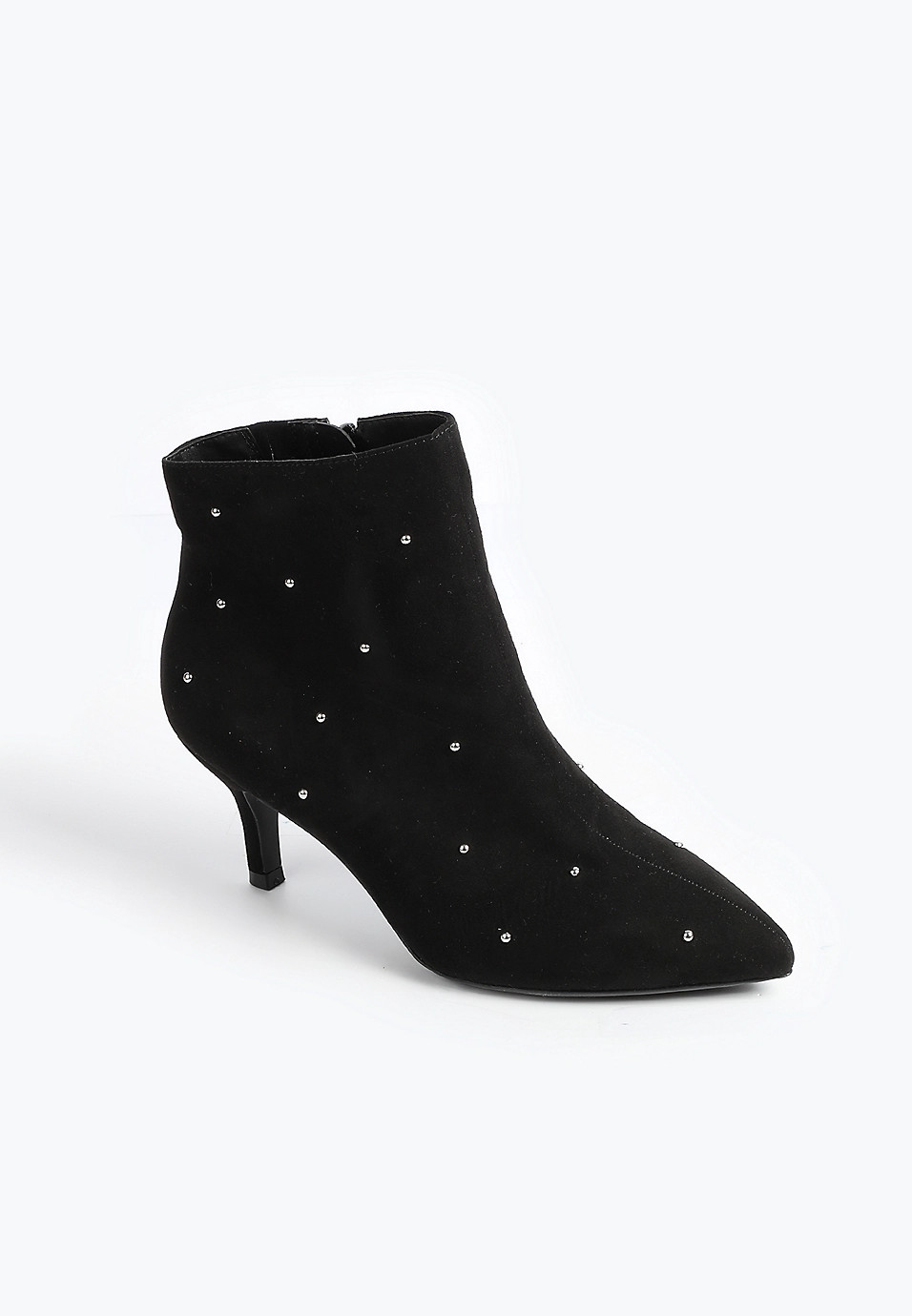 SuperCush Liza Studded Kitten Heel Boot | Maurices