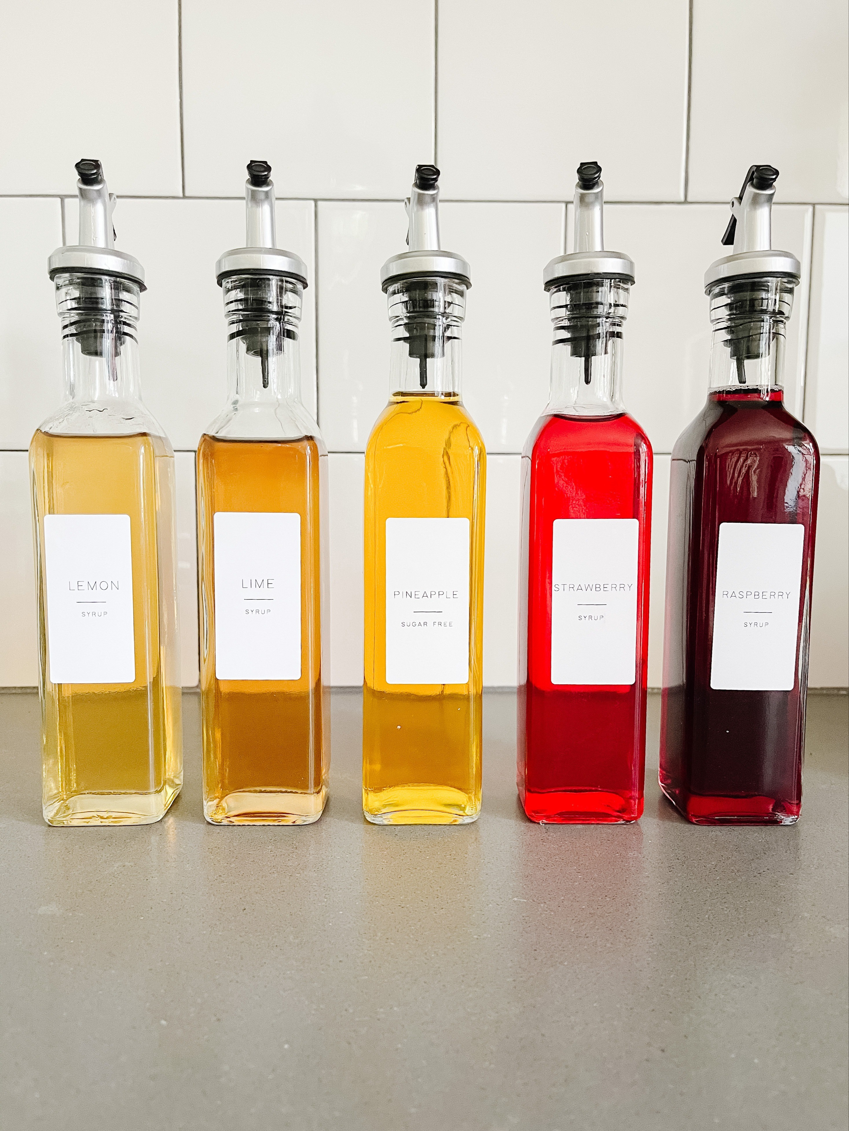 Decanted syrups #LTKorganize 

#LTKHome #LTKFamily #LTKSeasonal