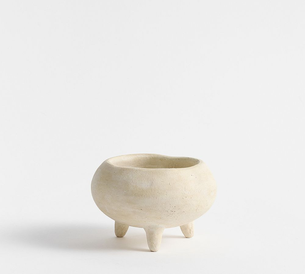 Ceramic Decorative Footed Bowl | Pottery Barn (US)