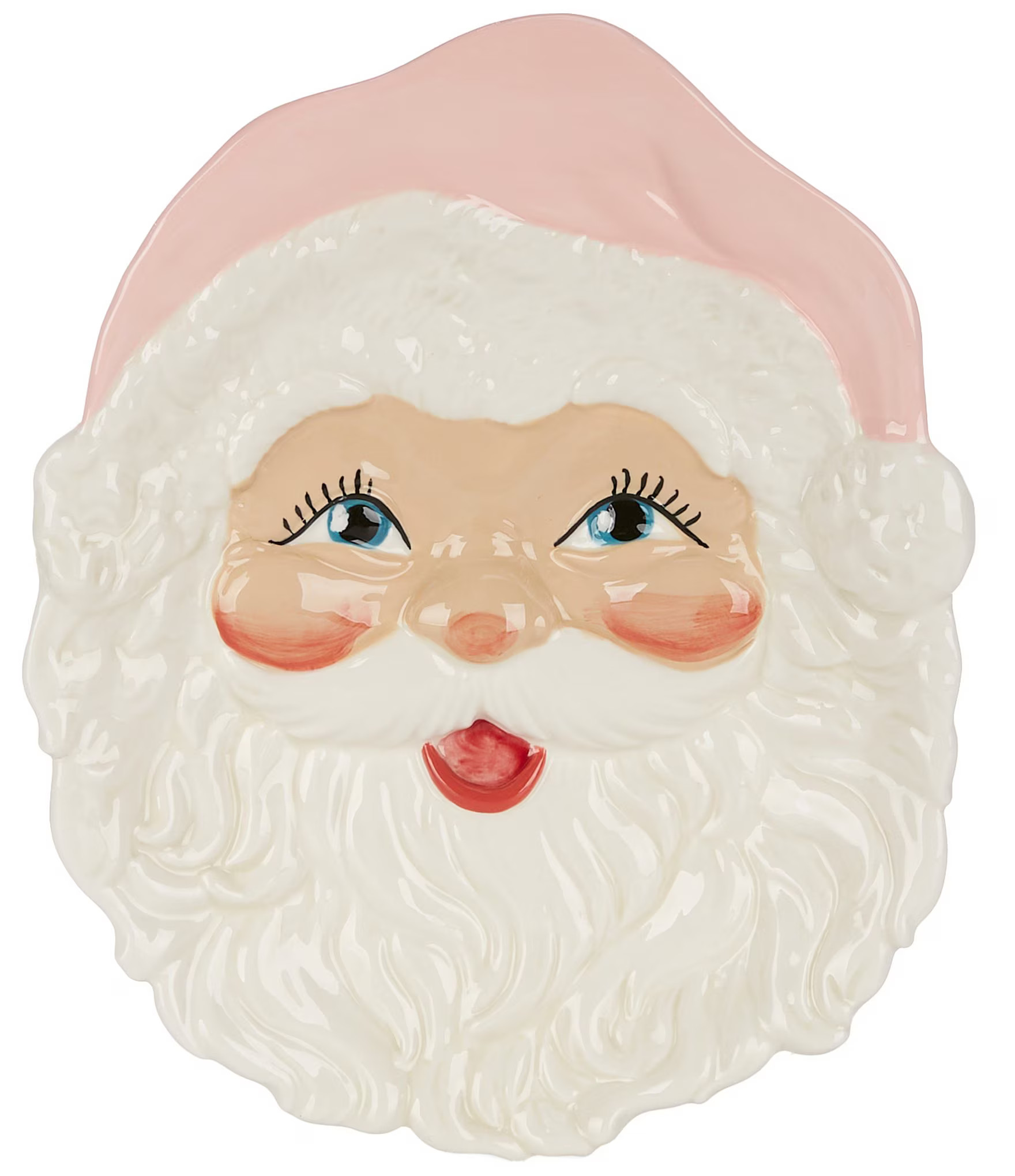 Southern Living Sweet Christmas Collection Pink Santa Platter | Dillard's | Dillard's