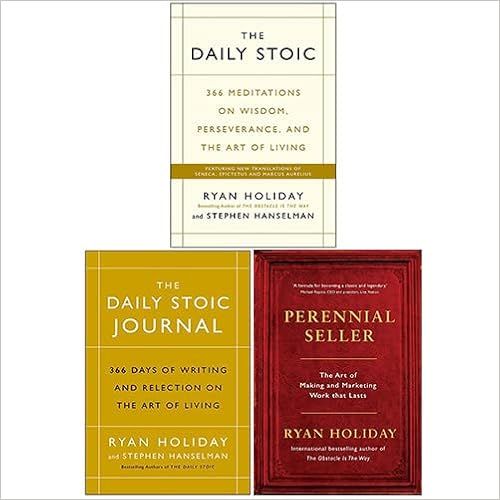 The Daily Stoic, [Hardcover] The Daily Stoic Journal, Perennial Seller By Ryan Holiday Collection... | Amazon (US)